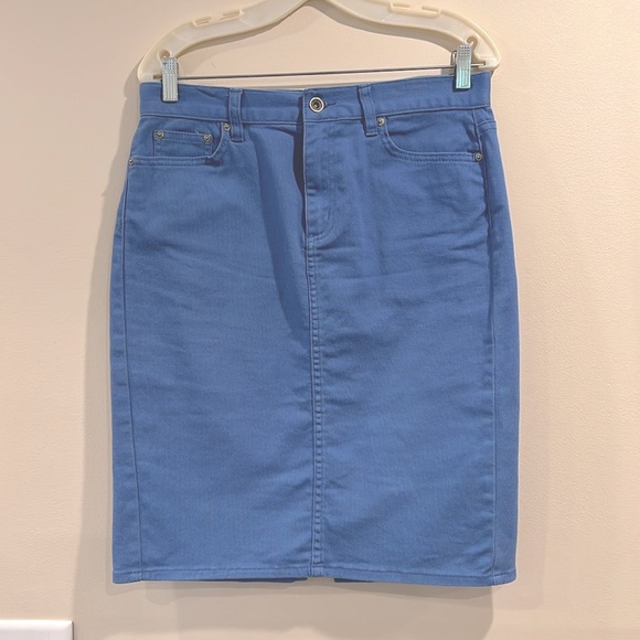 🔥Ralph Lauren Classic Blue Denim Skirt🔥 - Picture 1 of 7